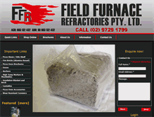 Tablet Screenshot of fieldfurnace.com.au